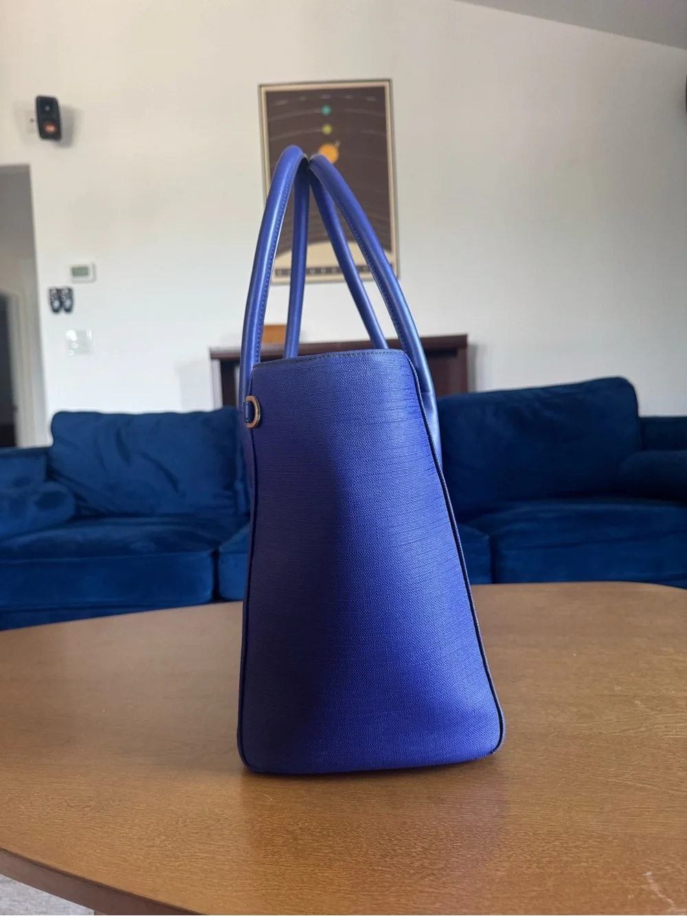 Dagne Dover Navy Blue Laptop Tote